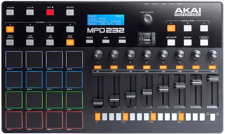 Akai MPD232 productafbeelding